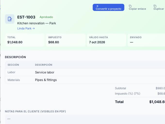 Un presupuesto aprobado en Ladrio
